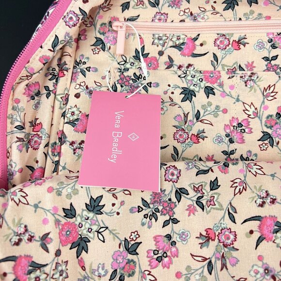 Vera Bradley Botanical Paisley Pink Totepack Backpack - Picture 6 of 6